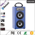 Altavoz de diseño clásico KBQ-606 10W con luz LED / USB / TF / FM